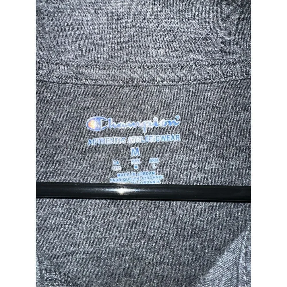 Champion Texas Longhorns Quarter Zip Pullover Men’s Medium Gray College Vault